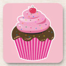 Recherche de cupcake dessous de verres Illustration
