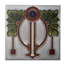Recherche de feuille vintage carreaux Bleu