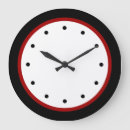 Recherche de rouge blanc noir horloges Simple