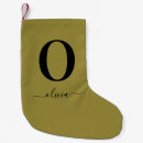 Recherche de monogramme chaussette de noël Pour elle