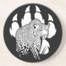Recherche de panthère dessous de verres Animal sauvage