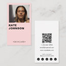 Recherche de soins de la peau cartes visite Rose pâle