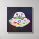 Zoek naar vliegende kunst Ufo