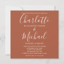 Recherche de burnt orange invitations Simple