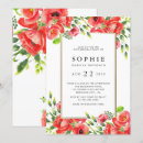 Recherche de poppies invitations Pavot rouge