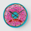 Recherche de donuts horloges Rose