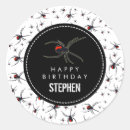 Recherche de araignée rouge et noire autocollants Arachnide