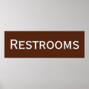 Recherche de signe de toilettes posters Vintage