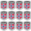 Recherche de drapeau de la norvège autocollants Renverser