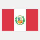 Recherche de drapeau péruvien autocollants Pays
