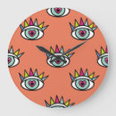 Recherche de motif psychédélique horloges Transparent