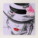 Recherche de mystérieux puzzles Dame