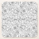 Recherche de vigne dessous de verres Floral