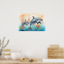 Zoek naar dolfijnen posters Water