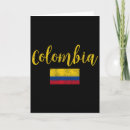 Recherche de drapeau la colombie vœux cartes Voyage