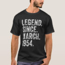 Recherche de anniversaire 1954 tshirts Parfait