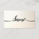 Recherche de police de calligraphie cartes visite Moderne