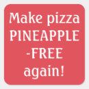 Recherche de grande pizza autocollants Ananas