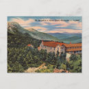 Recherche de montagne vintage cartes postales Vert