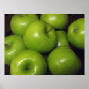 Recherche de pommes posters Vert