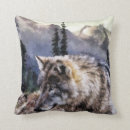 Recherche de loups coussins Loup gris