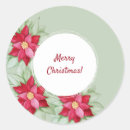 Recherche de poinsettia rouge autocollants Hiver
