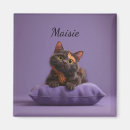 Recherche de de chat noir refrigérateur magnets Félin