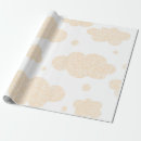 Recherche de nuages blancs papier cadeau Mignon