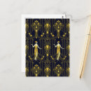 Recherche de motif noir cartes postales Décoratif