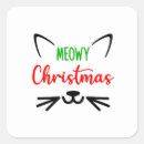 Zoek naar katten gezicht stickers Kerstmis