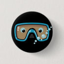 Zoek naar scuba duiker buttons Snorkelen