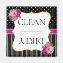 Recherche de vaisselle vintage magnets Noir et blanc