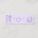 Recherche de mariés mini cartes visite Pour eux