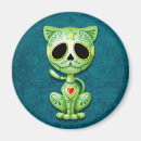 Recherche de crâne de sucre magnets Chat