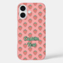 Recherche de fraise iphone coques Motif