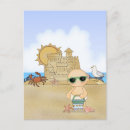 Zoek naar zandkasteel briefkaarten Schattig