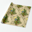 Recherche de vintage holiday papier cadeau Classique