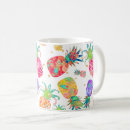 Recherche de motif hawaïen tasses Ananas