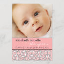 Recherche de damassé baroque cartes postales Rose