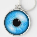 Zoek naar eyeball sleutelhangers Blauw