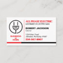 Zoek naar elektricien logo visitekaartjes Elektrisch
