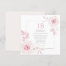 Recherche de 18ème anniversaire invitations Aquarelle