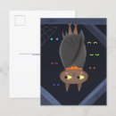 Recherche de vampire mignon cartes postales Illustration