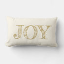 Recherche de or et blanc décoration coussins Joie