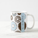 Recherche de motif chocolat tasses Motif de donut