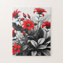 Recherche de rouge blanc noir puzzles Minimaliste