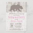 Recherche de ours fille invitations Boisé