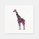 Recherche de girafe rose serviettes Animaux