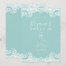 Recherche de turquoise et blanc invitations Moderne