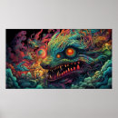 Recherche de motif spirale posters Psychédélique